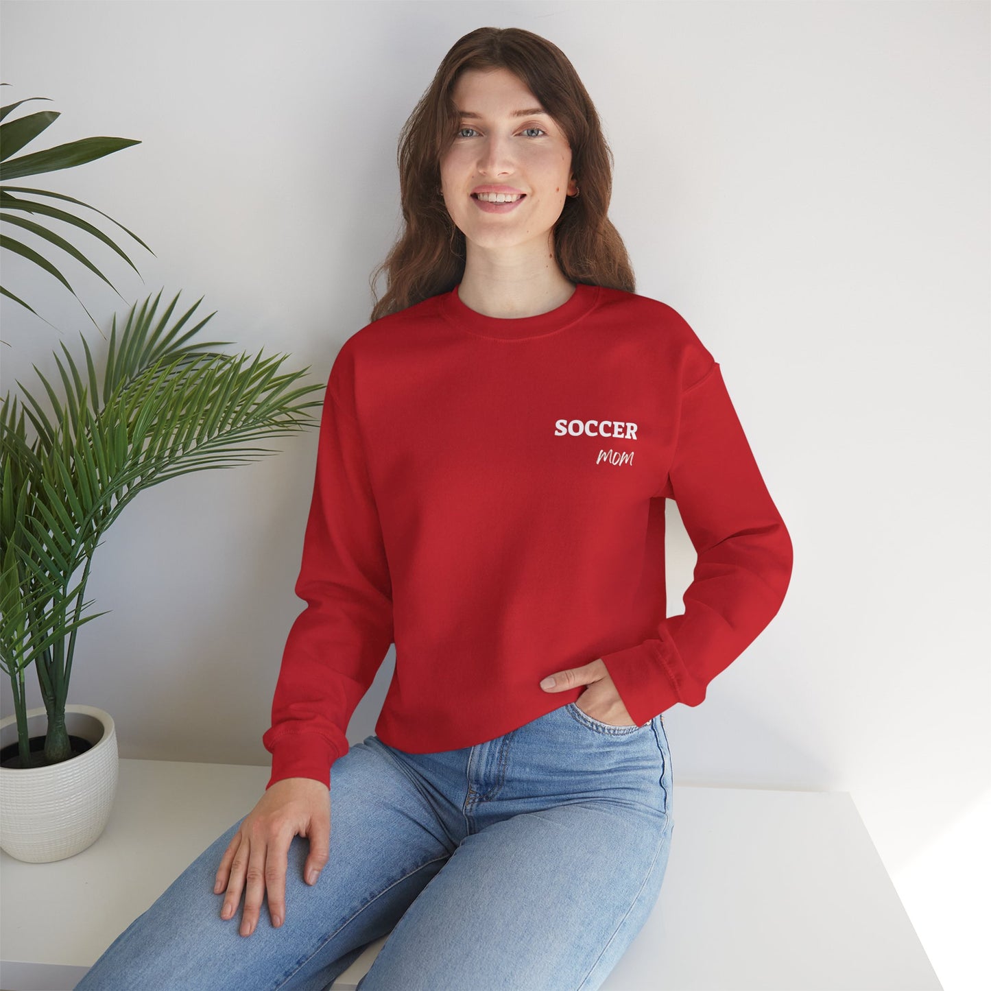 Customized Soccer Mom Sweatshirt – Personalized with Player Name & Number
