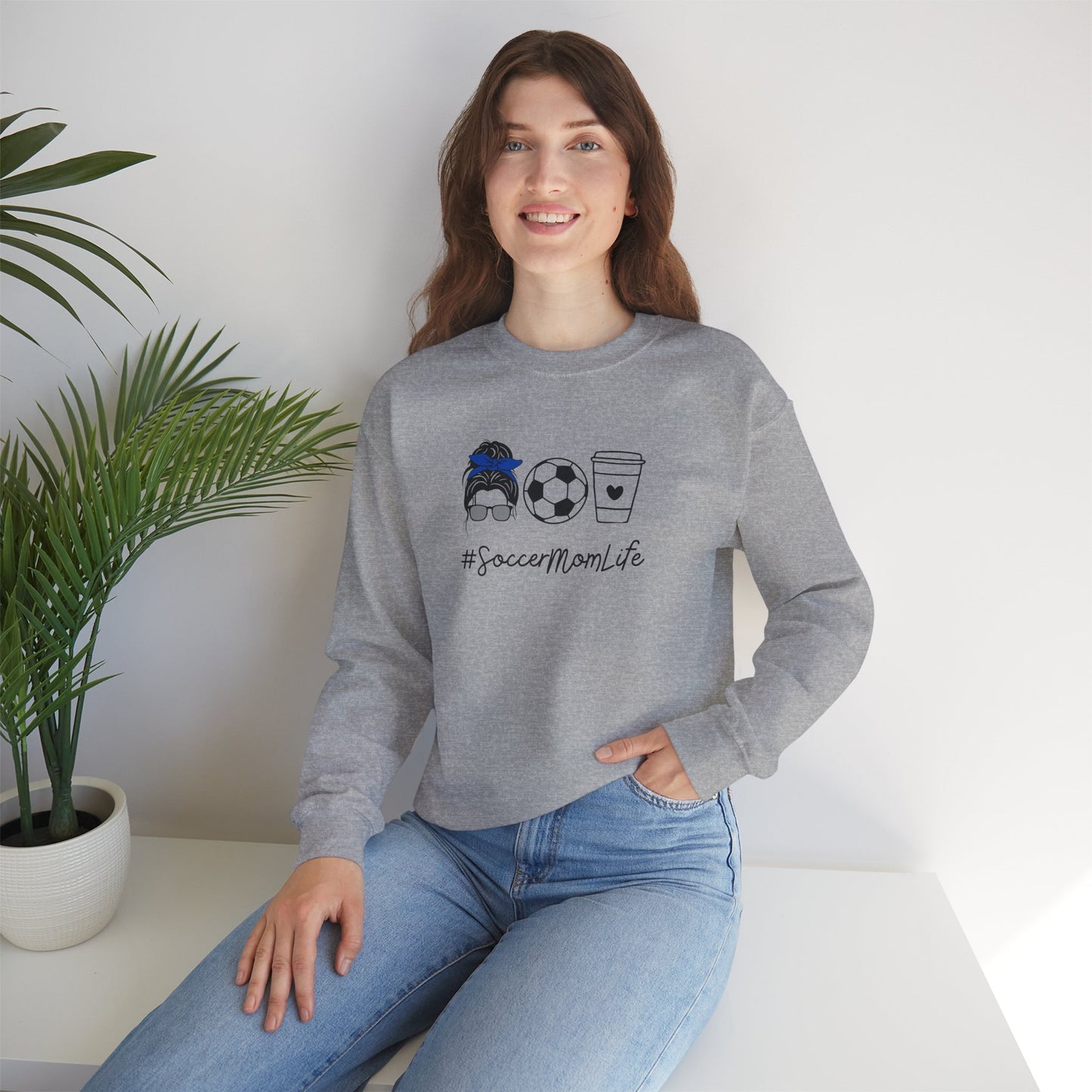 #SoccerMomLife Comfy Sweatshirt