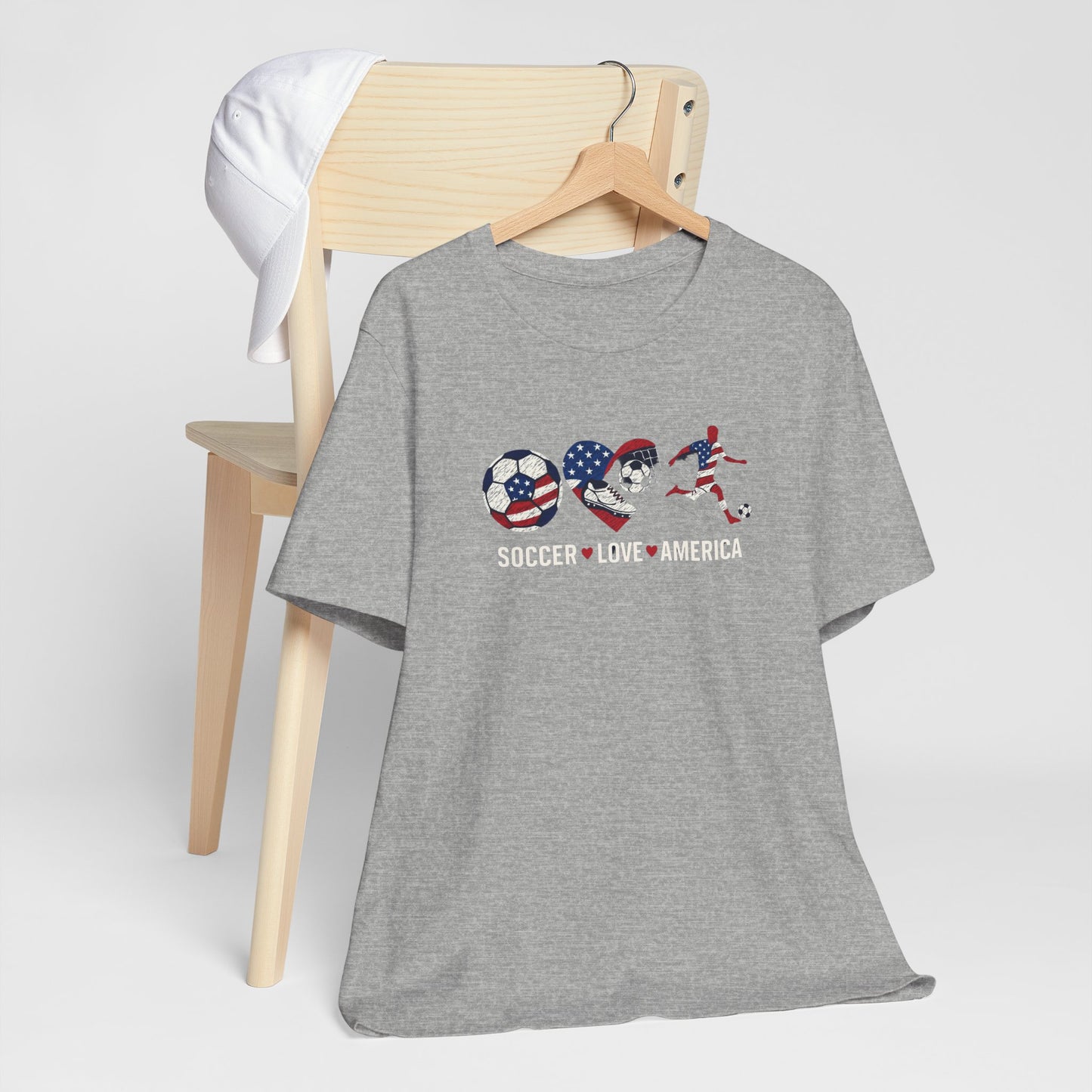 "Stars, Stripes & Soccer Love" T-Shirt