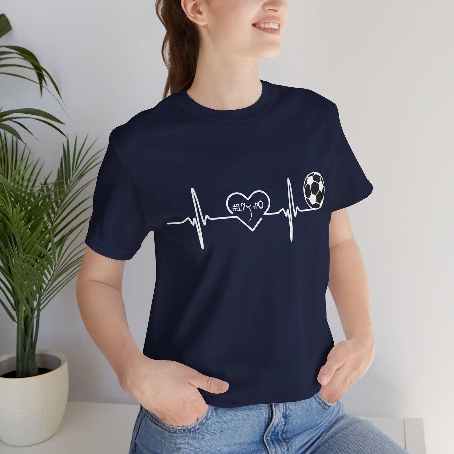 Custom Heartbeat Soccer Shirt