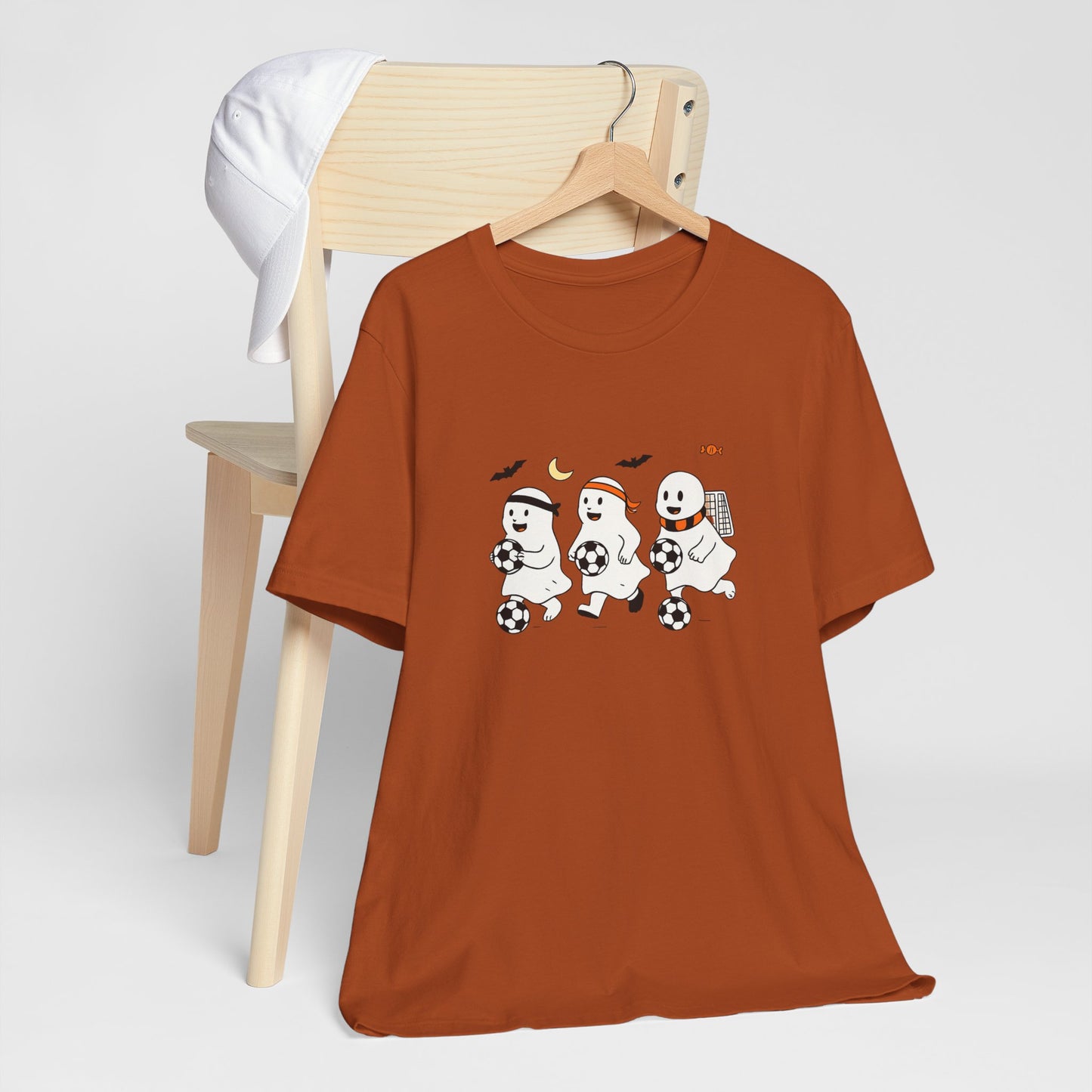 Cute Soccer Ghosts Comfy Tee