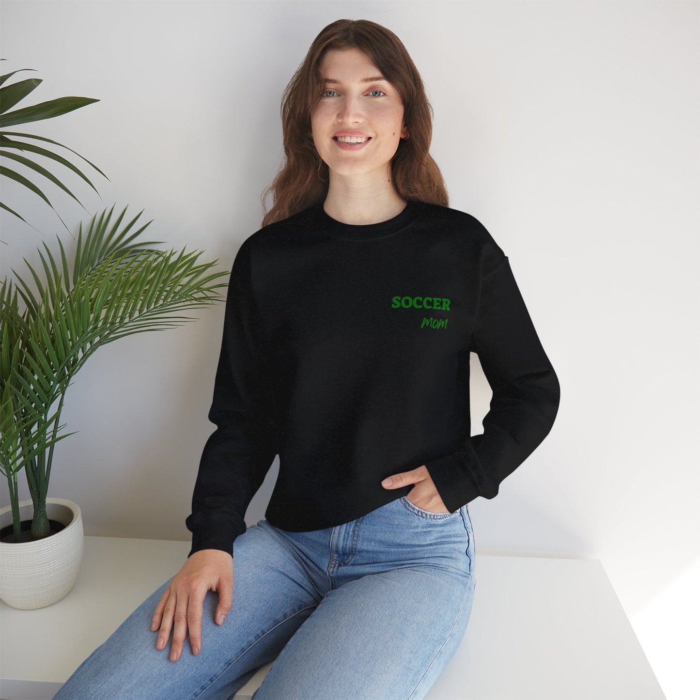 Customized Soccer Mom Sweatshirt – Personalized with Player Name & Number
