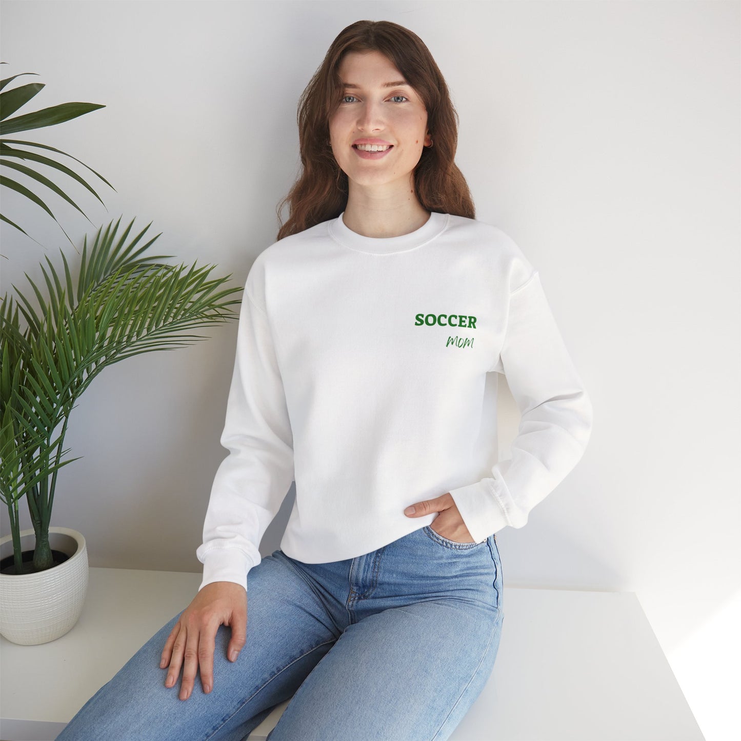 Customized Soccer Mom Sweatshirt – Personalized with Player Name & Number