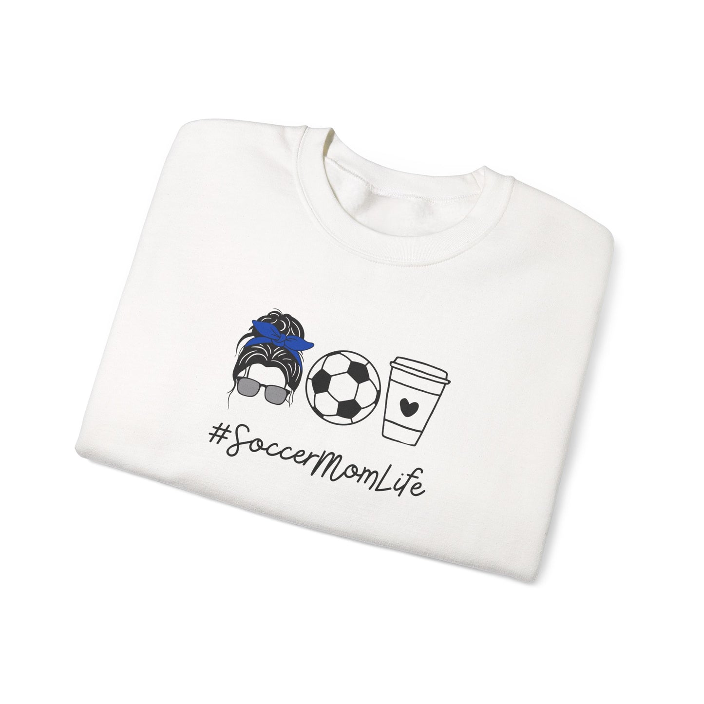#SoccerMomLife Comfy Sweatshirt