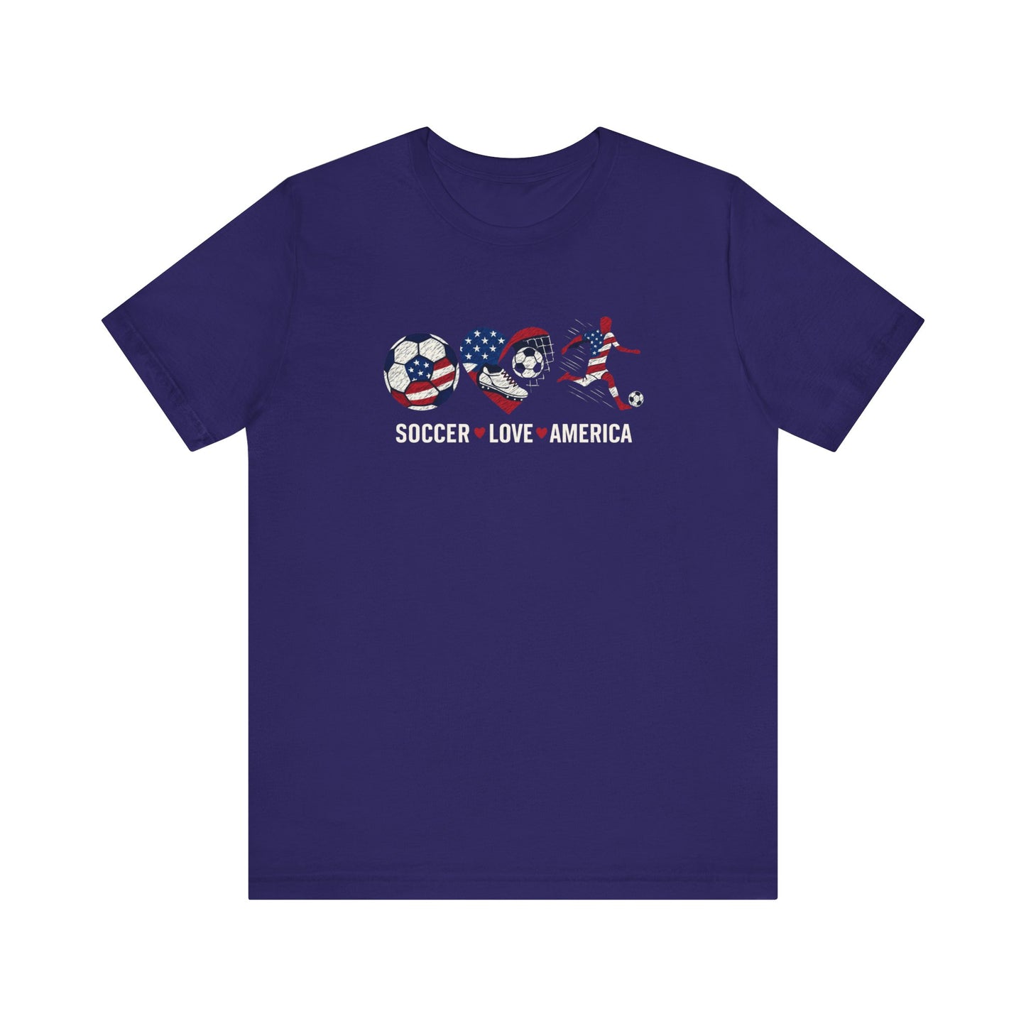 "Stars, Stripes & Soccer Love" T-Shirt