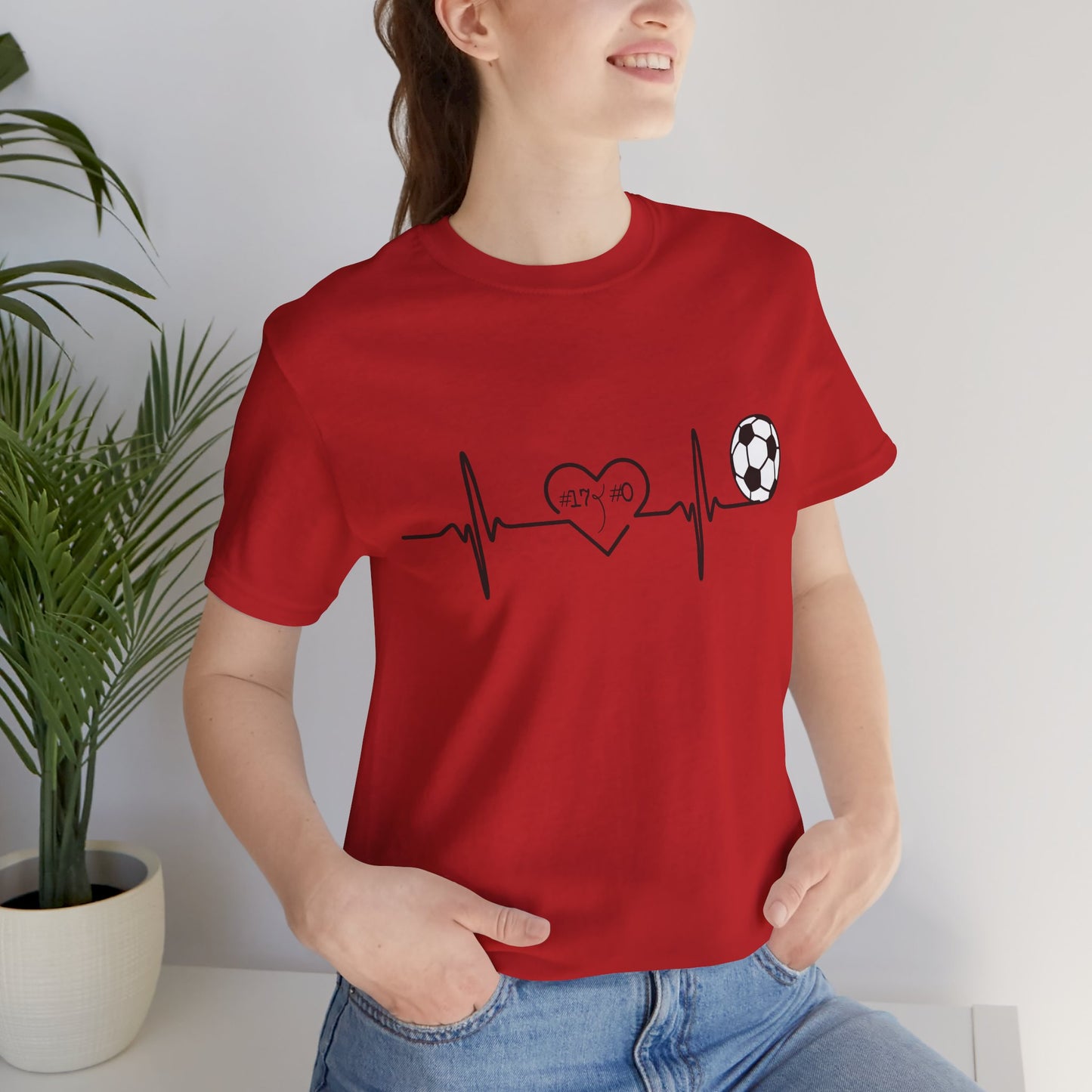 Custom Heartbeat Soccer Shirt