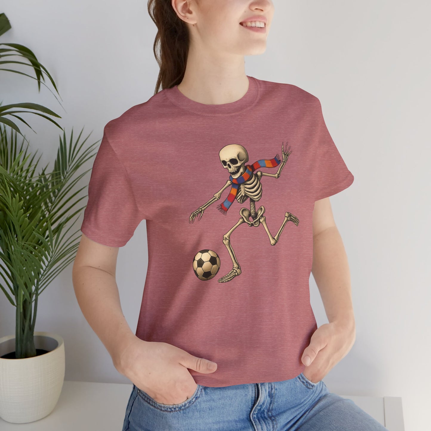Skeleton Soccer Comfy Tee