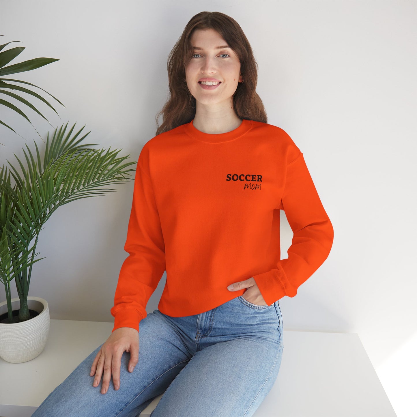Customized Soccer Mom Sweatshirt – Personalized with Player Name & Number