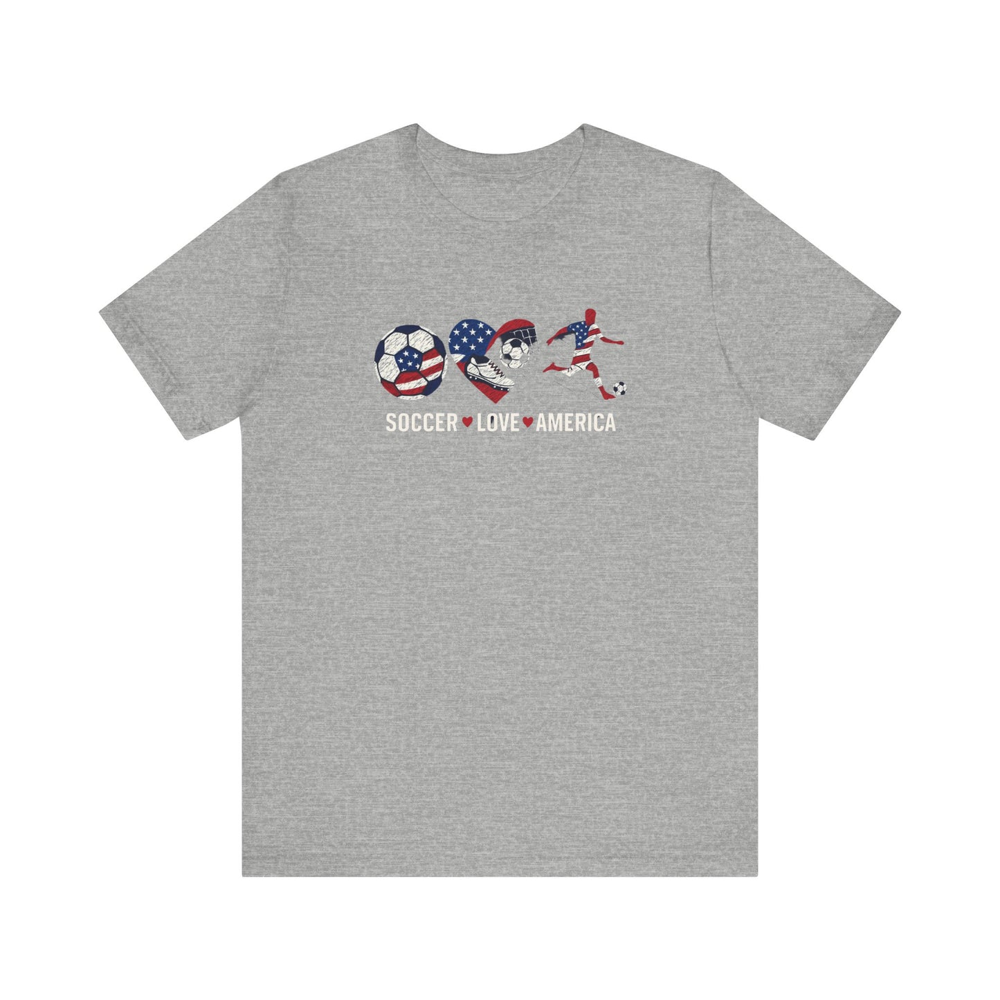 "Stars, Stripes & Soccer Love" T-Shirt