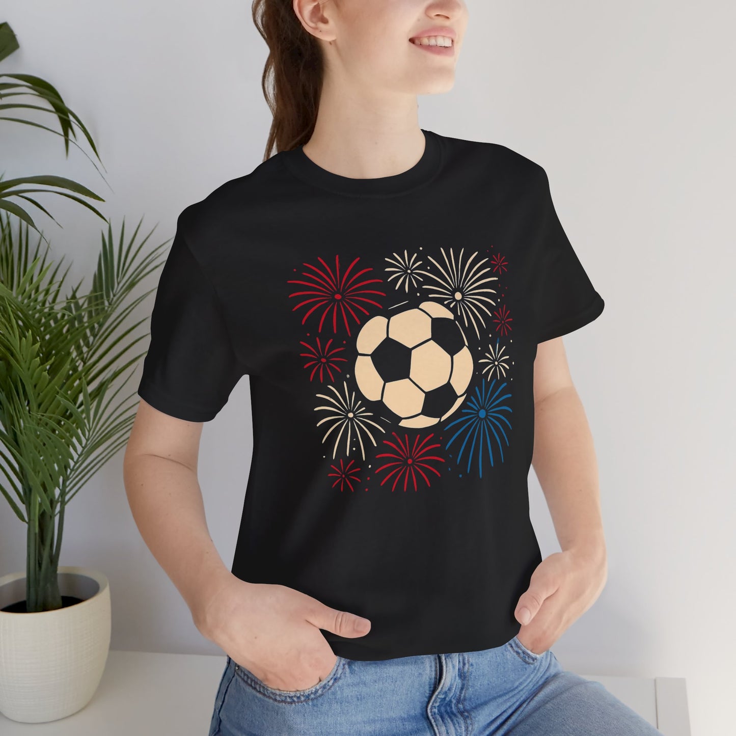 Patriotic Soccer Comfy T-Shirt