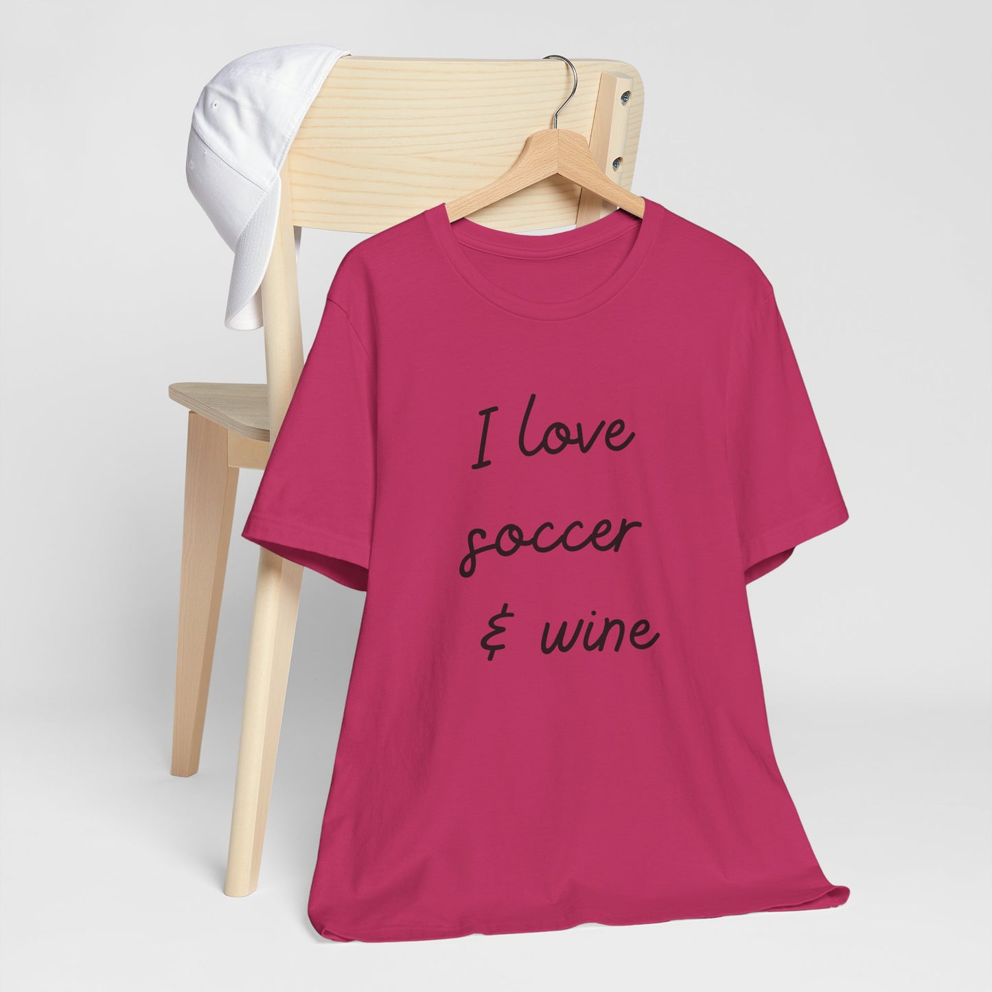 Soccer & Wine Lover - Comfy T-shirt