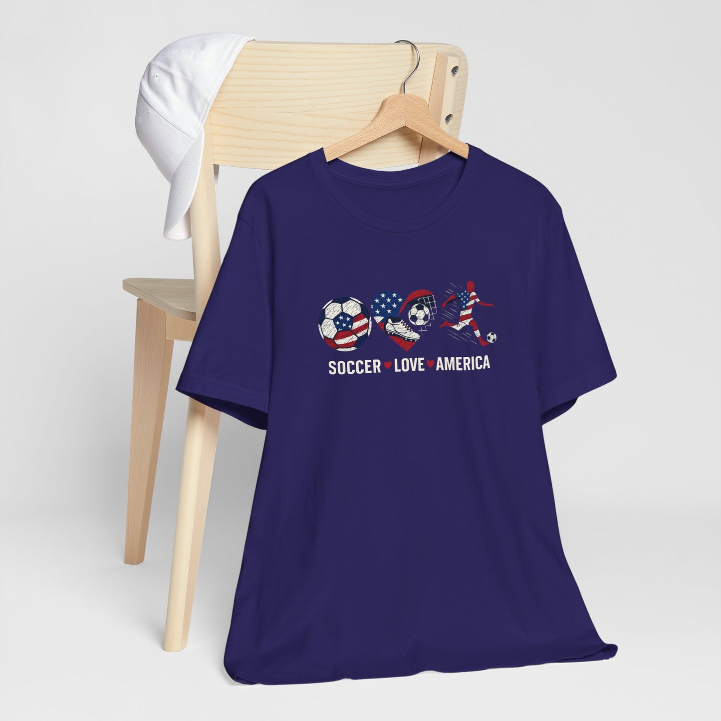 "Stars, Stripes & Soccer Love" T-Shirt