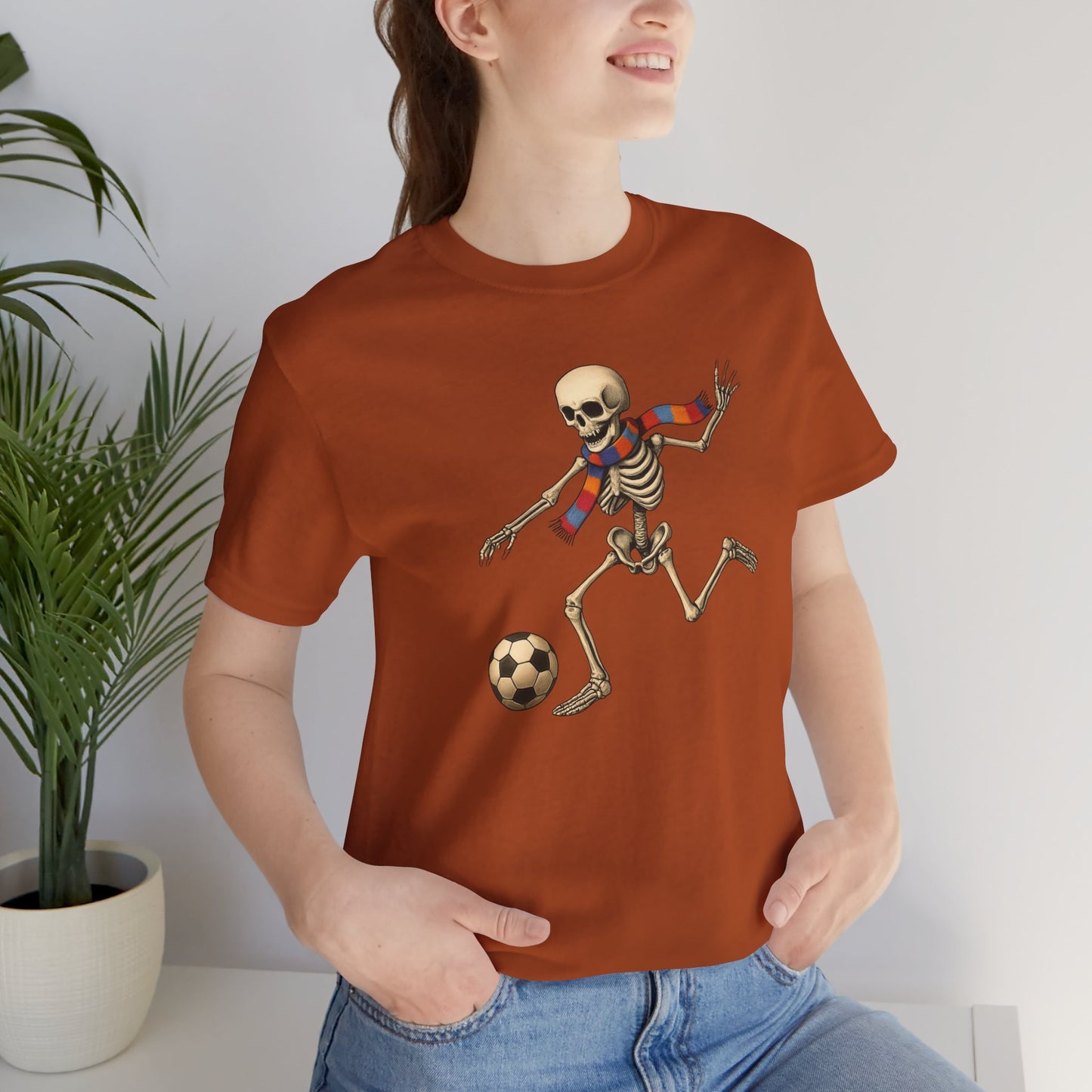 Skeleton Soccer Comfy Tee