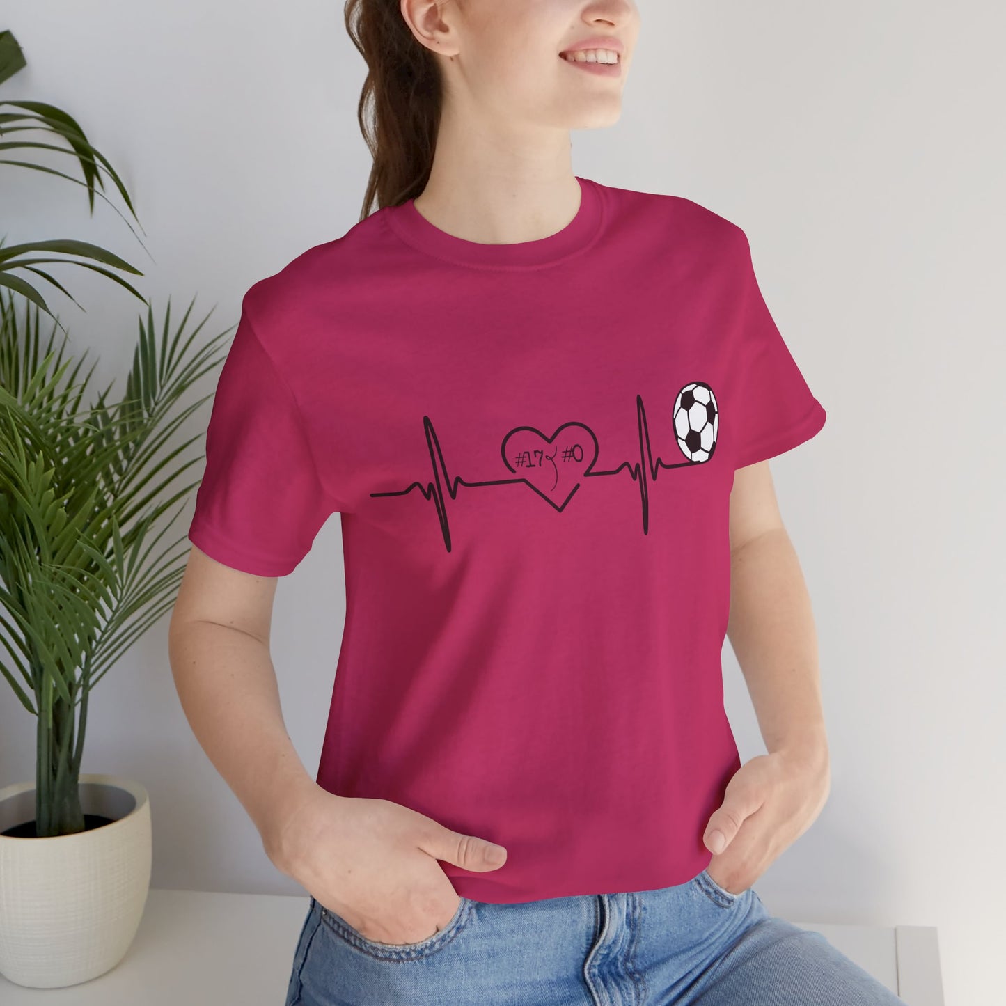 Custom Heartbeat Soccer Shirt