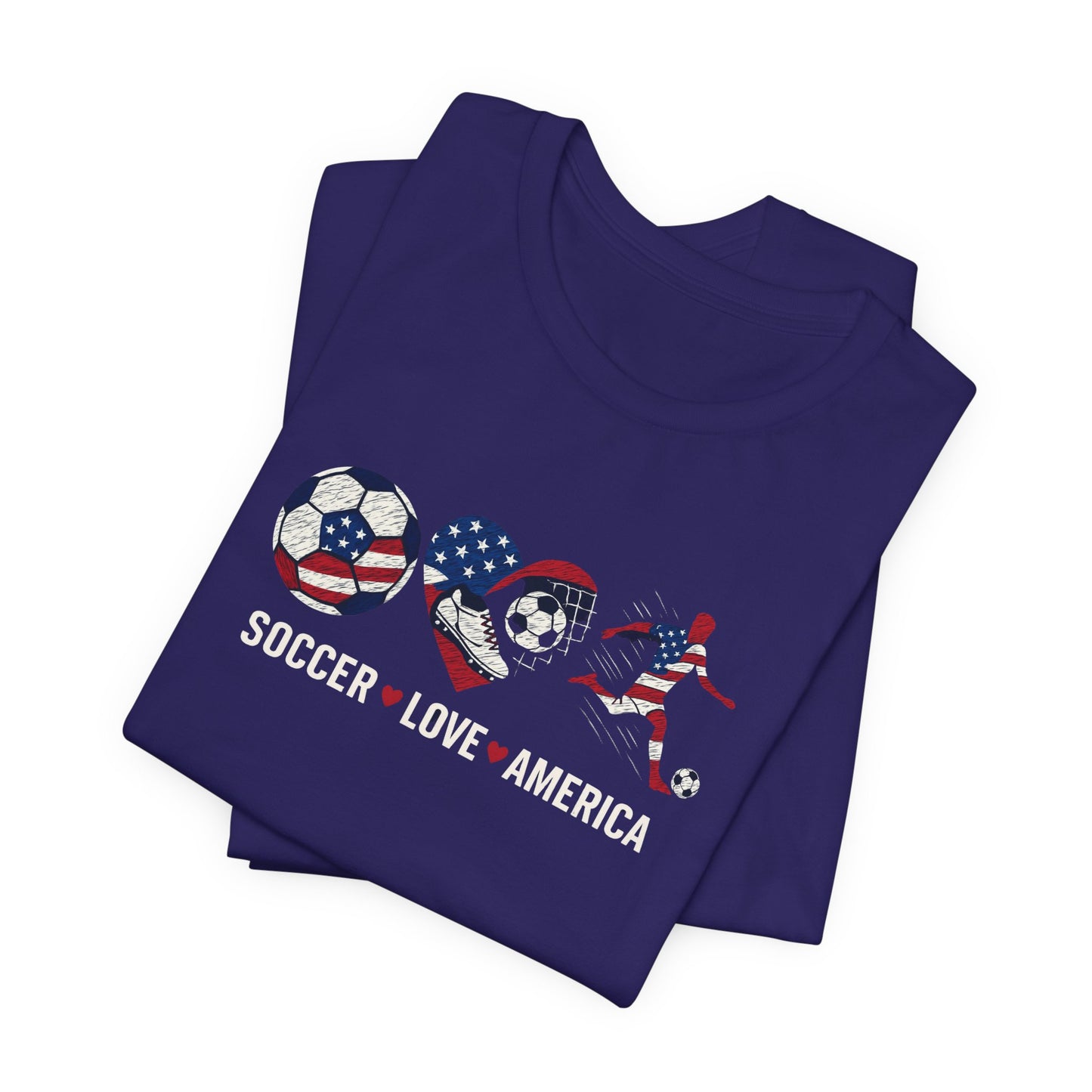 "Stars, Stripes & Soccer Love" T-Shirt