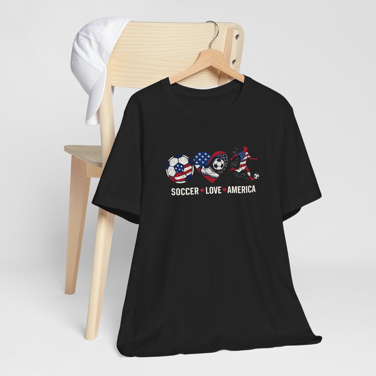 "Stars, Stripes & Soccer Love" T-Shirt