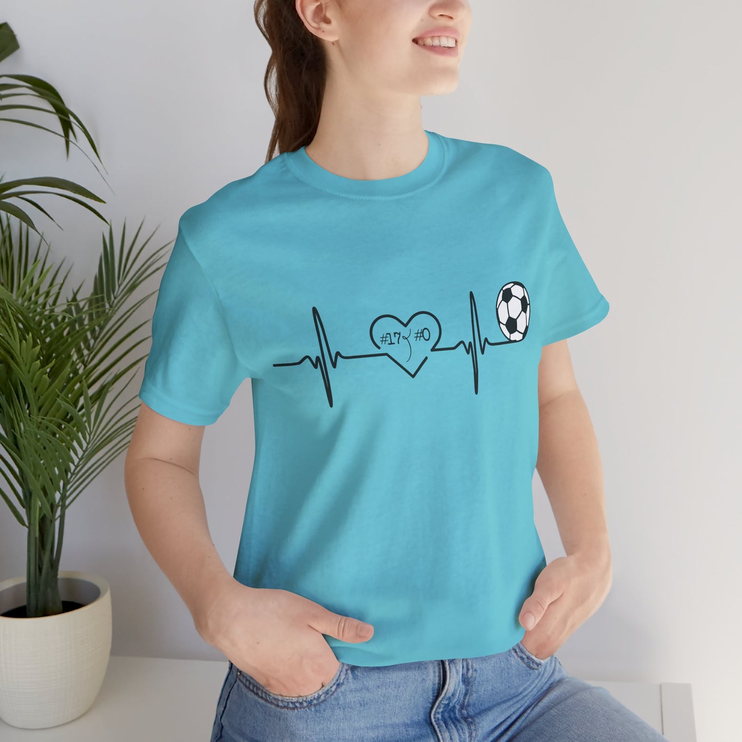 Custom Heartbeat Soccer Shirt