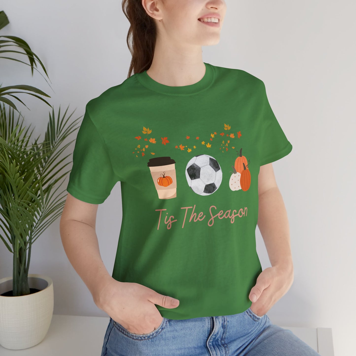 Autumn Vibes Short Sleeve Tee for Cozy Comfort