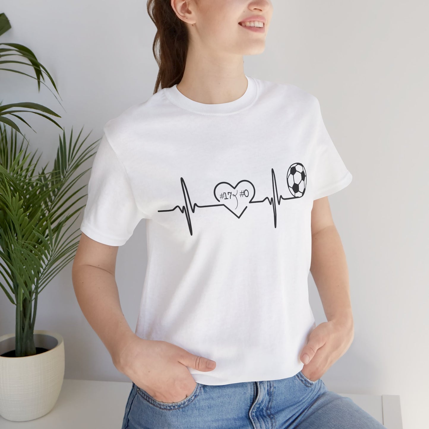 Custom Heartbeat Soccer Shirt