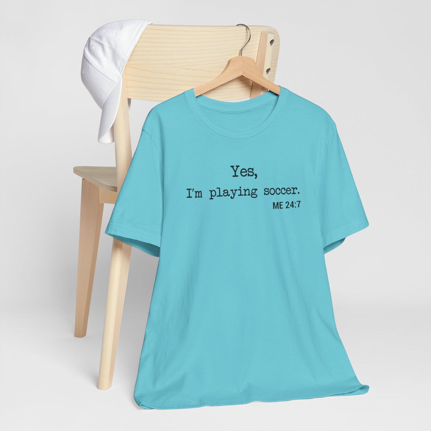 Yes, I'm Playing Soccer - Comfy t-shirt