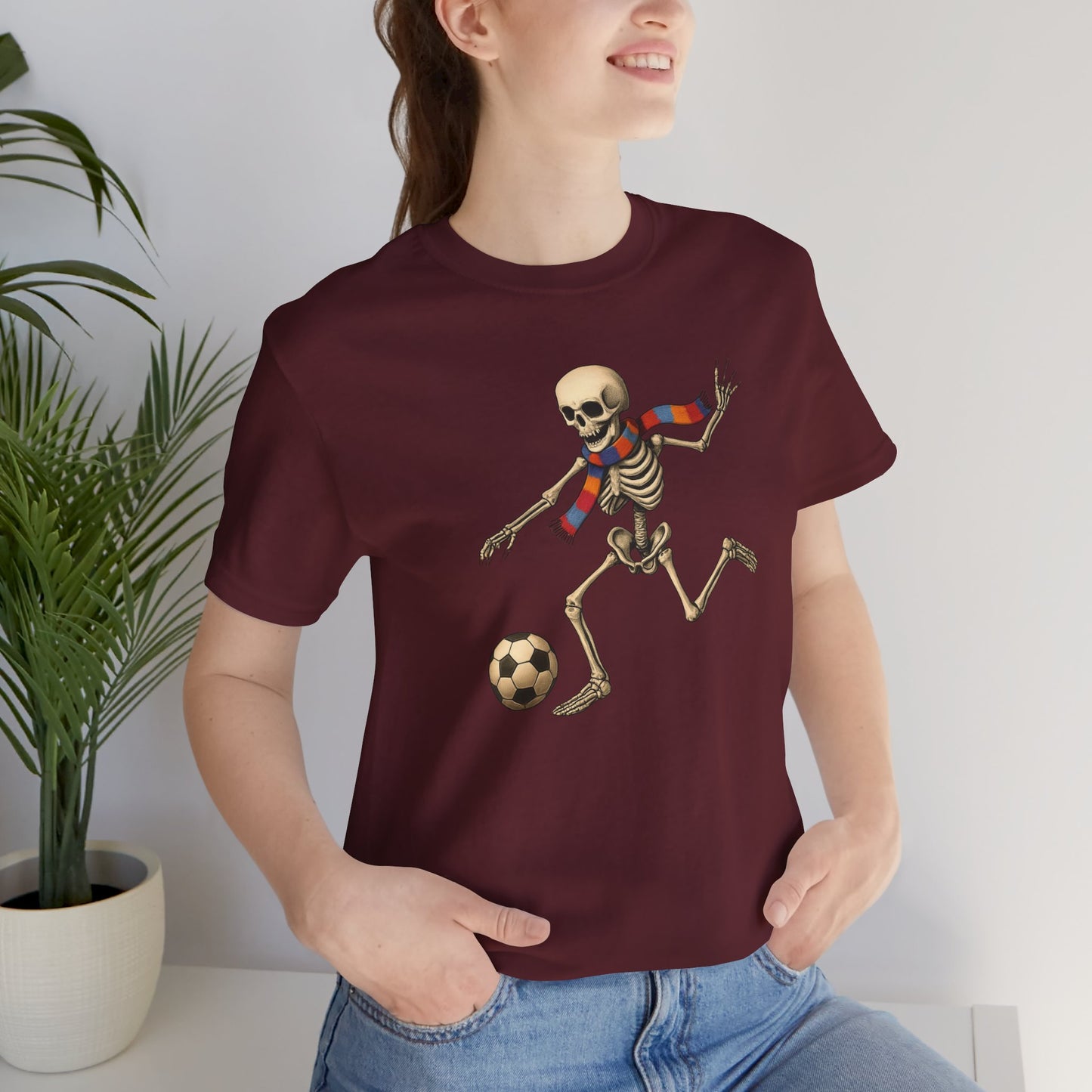 Skeleton Soccer Comfy Tee