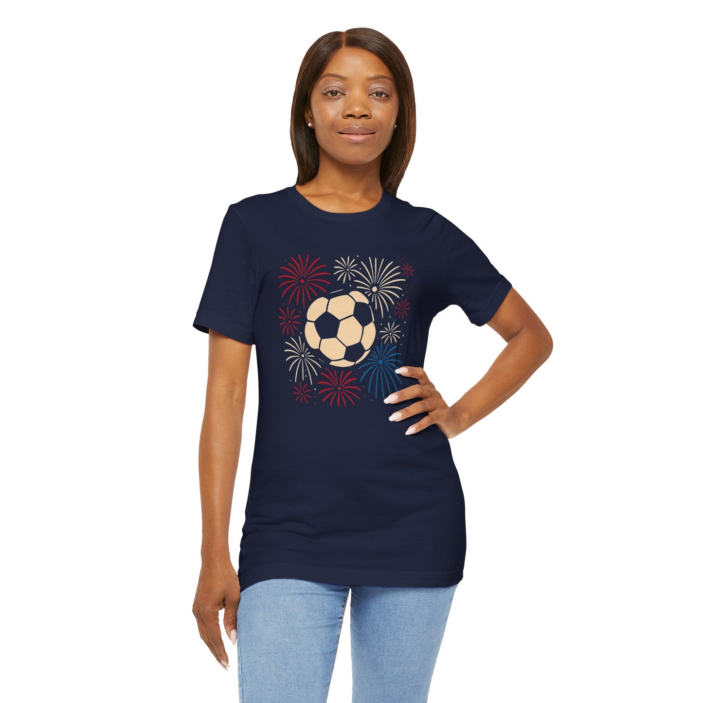 Patriotic Soccer Comfy T-Shirt