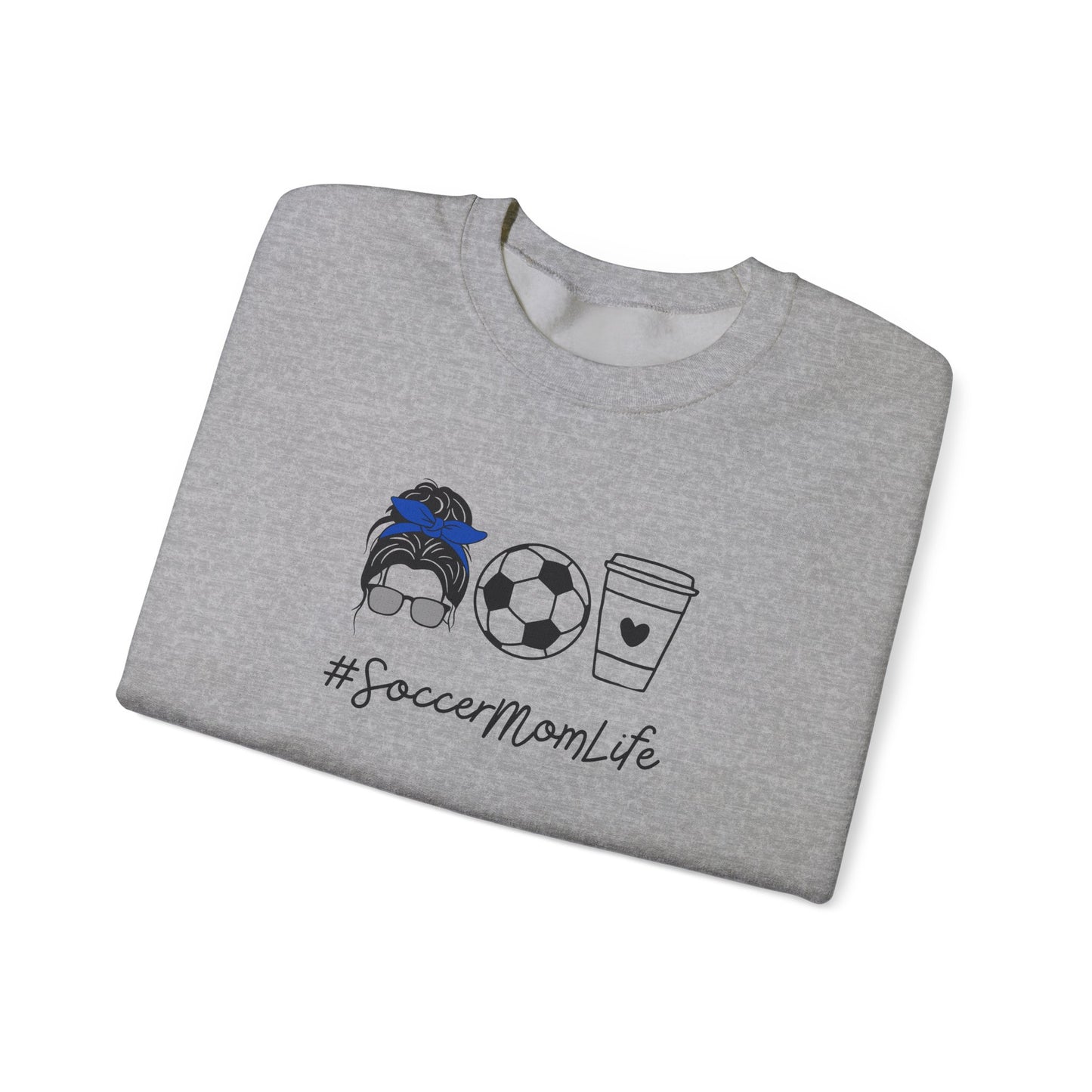 #SoccerMomLife Comfy Sweatshirt