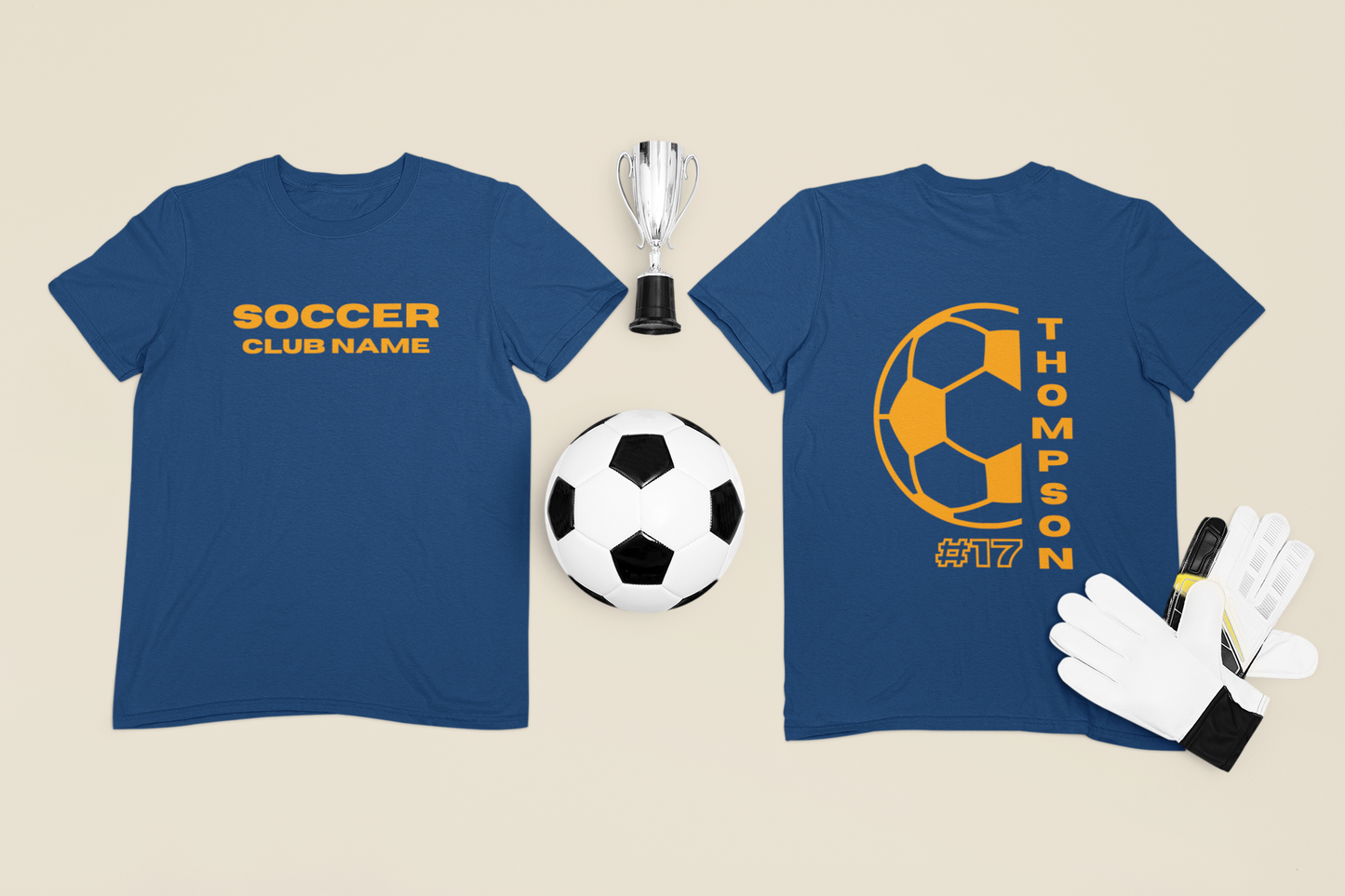 Soccer Club Customized Comfy T-shirt