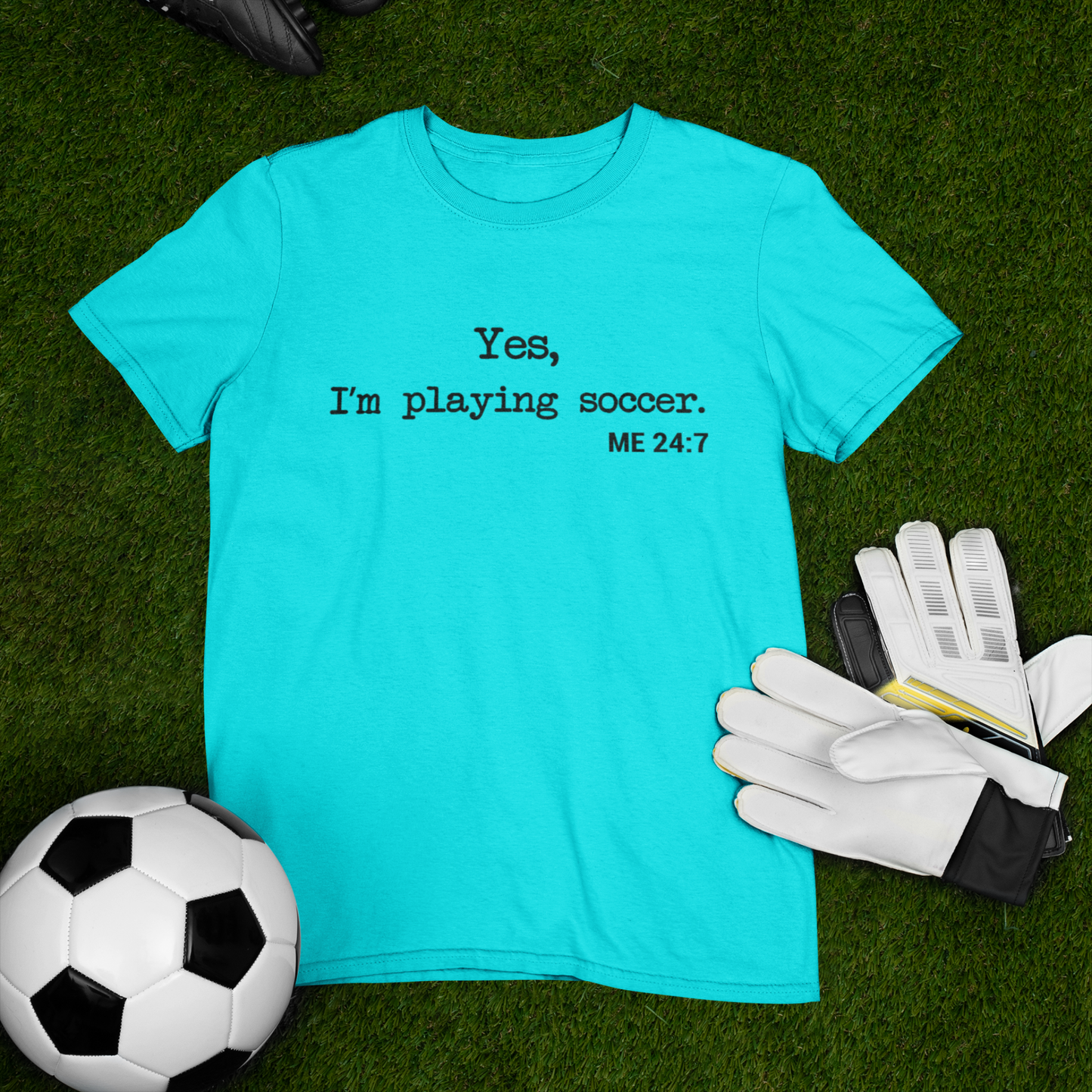Yes, I'm Playing Soccer - Comfy t-shirt