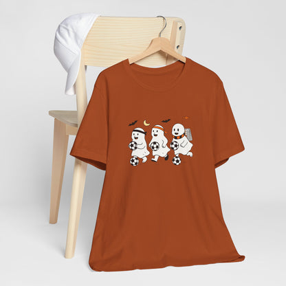 Cute Soccer Ghosts Comfy Tee