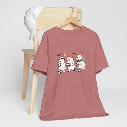 Cute Soccer Ghosts Comfy Tee