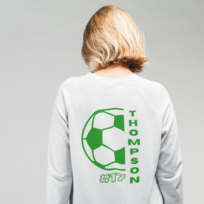 Customized Soccer Mom Sweatshirt – Personalized with Player Name & Number