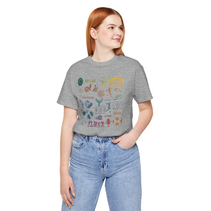 Soccer Collage Colorful T-Shirt
