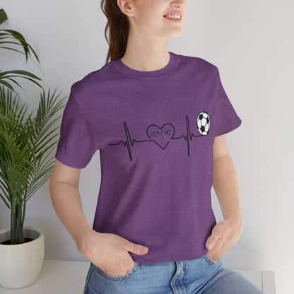 Custom Heartbeat Soccer Shirt