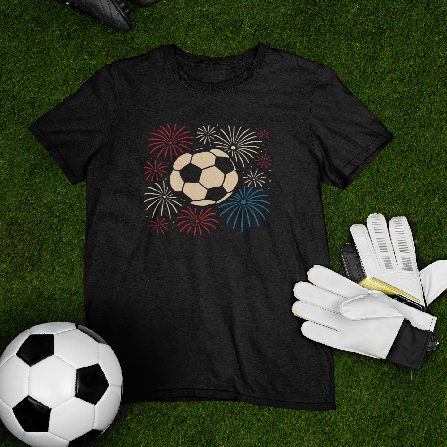 Patriotic Soccer Comfy T-Shirt
