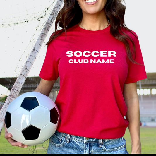 Soccer Club Customized Comfy T-shirt