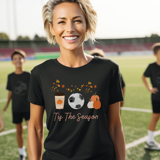 Autumn Vibes Short Sleeve Tee for Cozy Comfort