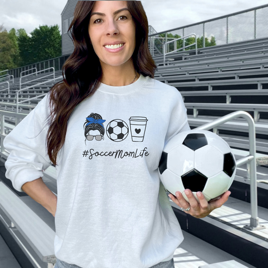 #SoccerMomLife Comfy Sweatshirt