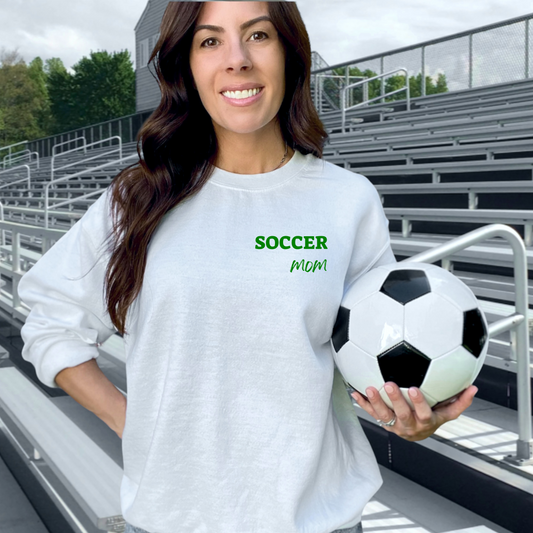 Customized Soccer Mom Sweatshirt – Personalized with Player Name & Number
